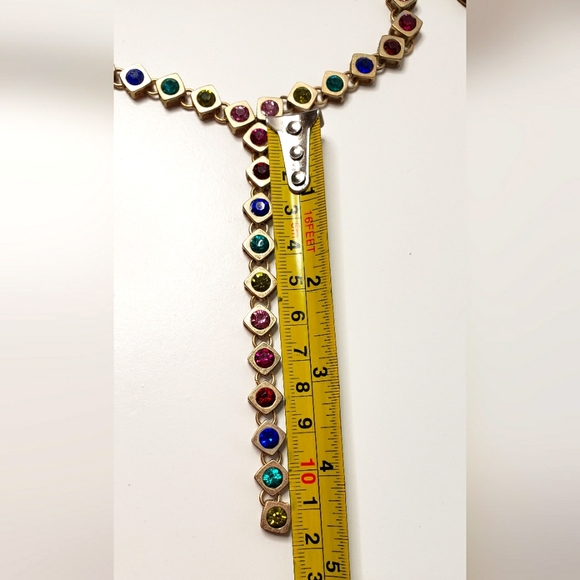 Carol Dauplaise Gold Tone Multicolor Stones Jewelry Set - Picture 10 of 11